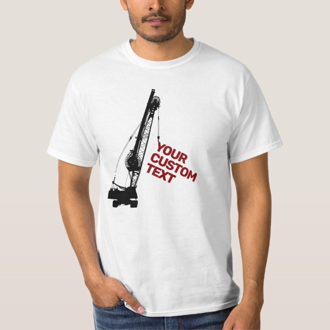 Camiseta Grua de Construção (Frente)