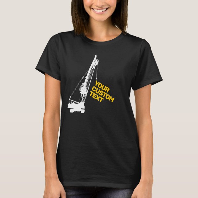 Camiseta Grua de Construção (Frente)
