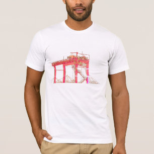 Camiseta Grua do Porto de Porto Industrial do Porto