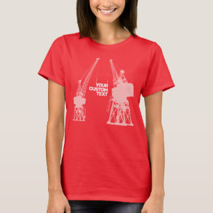 Camiseta Gruas do estaleiro