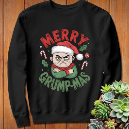 Camiseta Grump-mas de Felizes engraçadas de trocadilhos de 