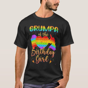 Camiseta Grumpa Da Rapariga De Aniversário Fora De Pop
