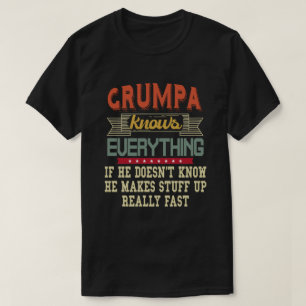 Camiseta Grumpa Sabe Tudo Presente Divertido para Avô