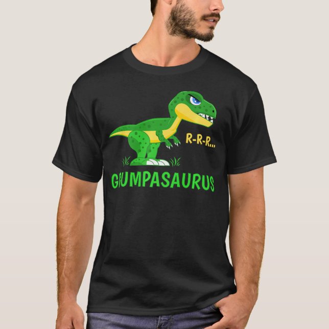 Camiseta Grumpasaurus Rex Cute and Funny Dinosaur (Frente)