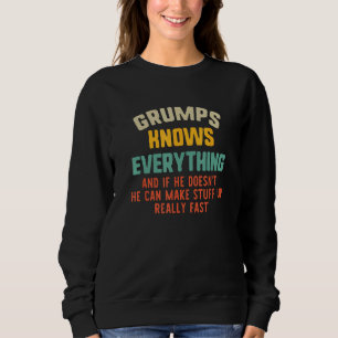 Camiseta Grumps Sabe Tudo Dia dos Pais Vintage Engraçado