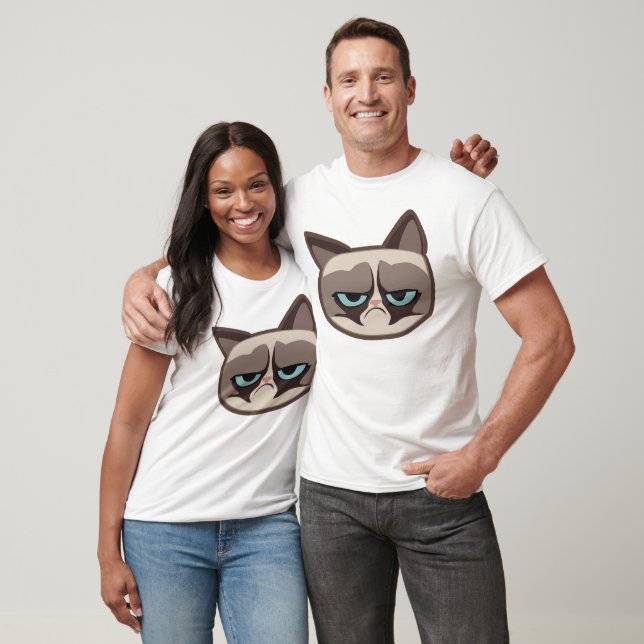 Camiseta Grumpy Cat Grumpmoji (Unissex)