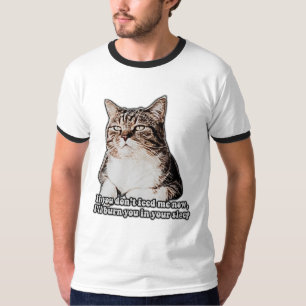 Camiseta "Grumpy cat meme for cat people and kitten proprie