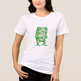 Camiseta Grumpy Frog Coffee Monday Morning Funny Vintage 