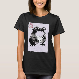 Camiseta Grumpy Frog Funny Teacher School Anime Japanese