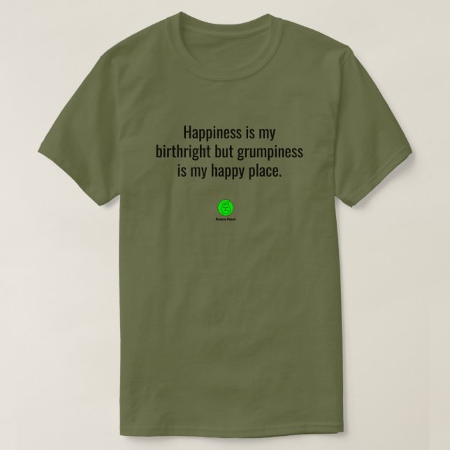 Camiseta Grumpy Geezer Birthright (Frente do Design)