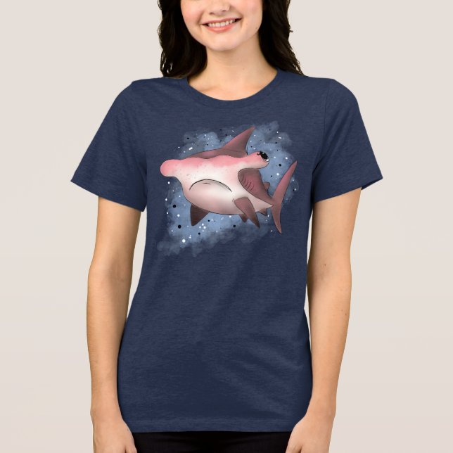 Camiseta Grumpy Hammerhead Shark (Frente)