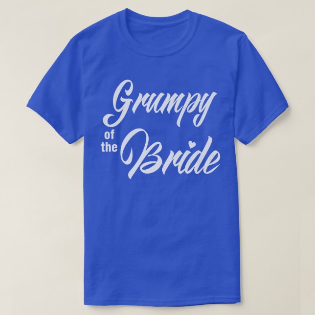 Camiseta Grumpy Of Bride Wedding Party Funny Matching Brida (Frente do Design)