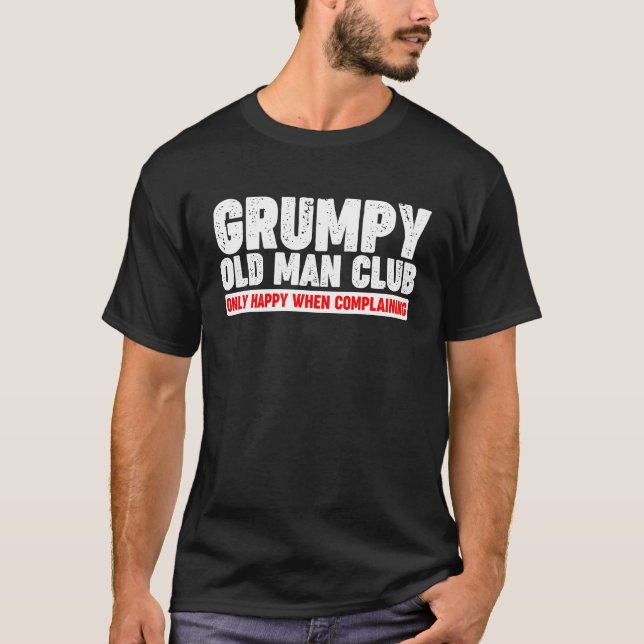 Camiseta Grumpy Old Man Club (Frente)