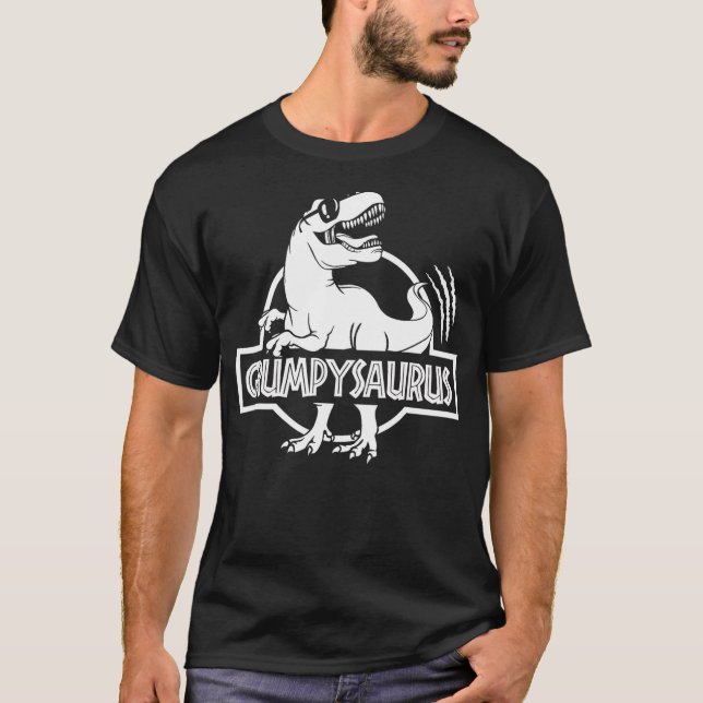 Camiseta Grumpysaurus T Rex Dinosaur Mama Saurus Family Mat (Frente)