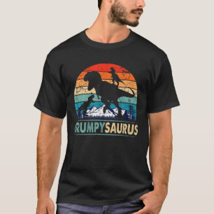 Camiseta Grumpysaurus T Rex Grumpy Dinossaur 2 Crianças Fun