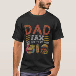 Camiseta Grunar Texto Retroativo Negrito de Imposto de Pai