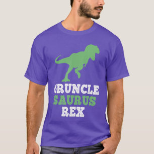 Camiseta GruncleSaurus Réptil Dinossauro Engraçado Avô Grun