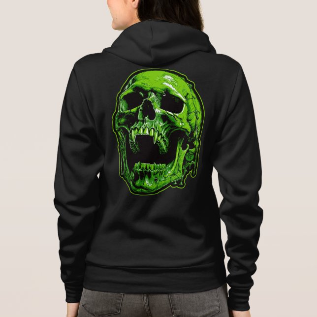 Camiseta Grüner Vampirschädel (Verso)