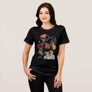 Camiseta Grunge Abstrato "Tudo Sobre Amor"