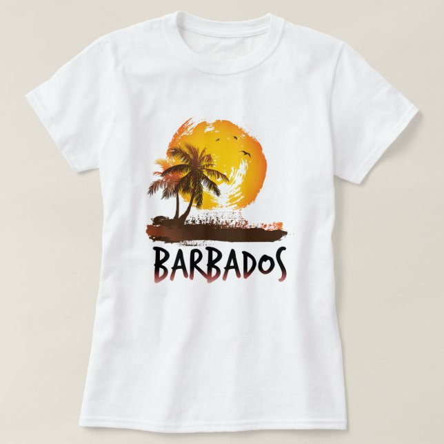 Camiseta Grunge Barbados (Frente do Design)