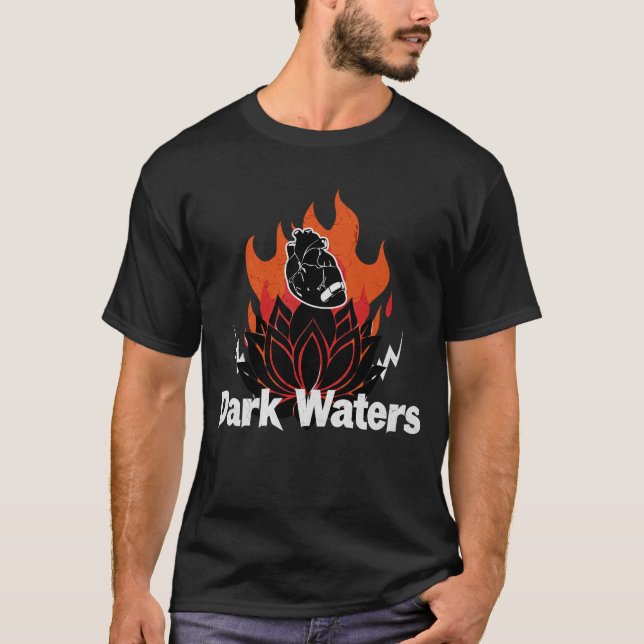 Camiseta Grunge Black Lotus Rock Gear (Frente)