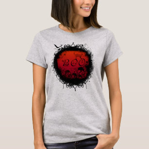 Camiseta Grunge Boo Halloween