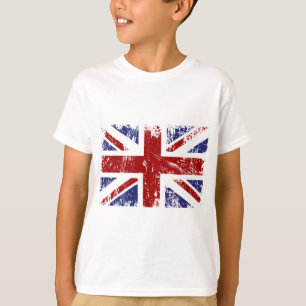 Camiseta Grunge britânico do punk de Union Jack da bandeir