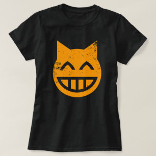 Camiseta Grunge Cat Emoji