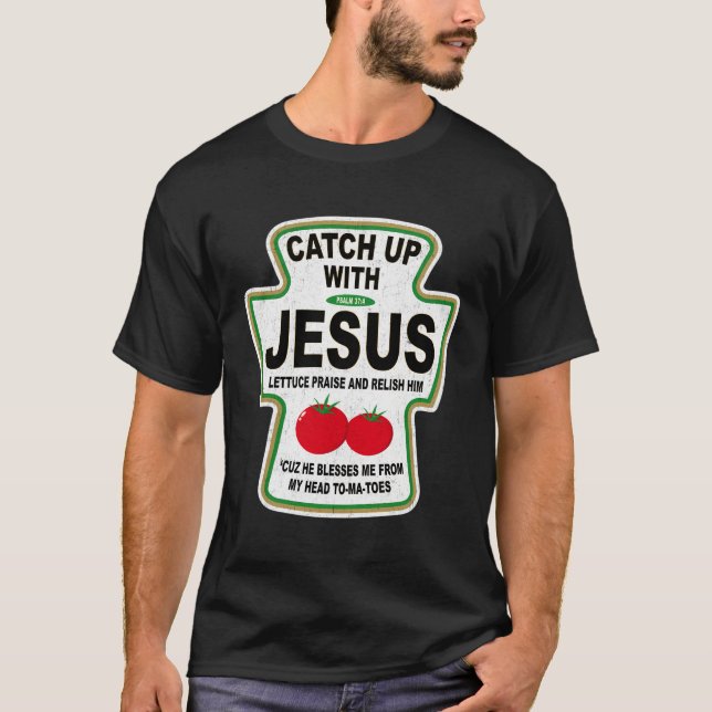 Camiseta Grunge Christian Pega Jesus Ketchup Hoodi (Frente)