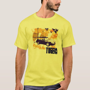 Camiseta grunge convertível de 900 turbo na laranja