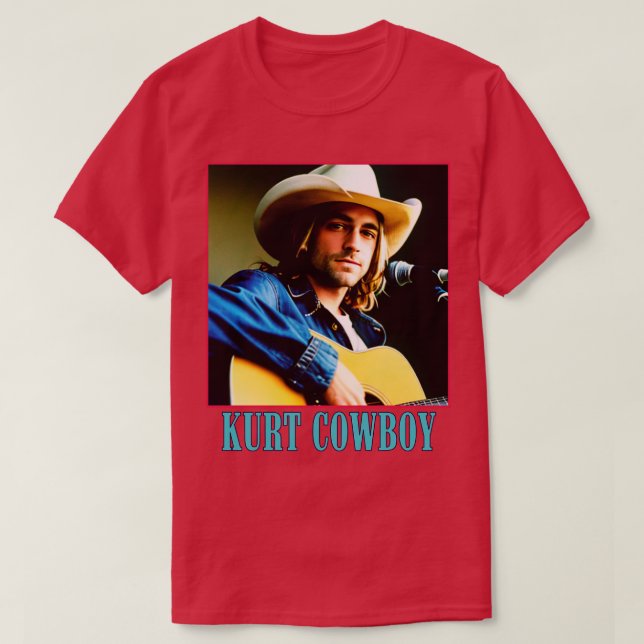 Camiseta Grunge Cowboy Parody (Frente do Design)