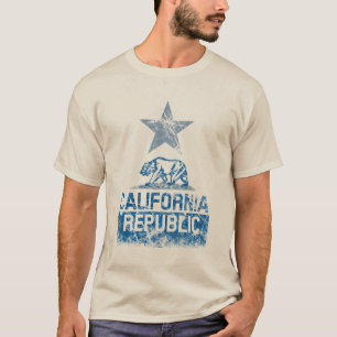 Camiseta Grunge da bandeira do estado da REPÚBLICA de