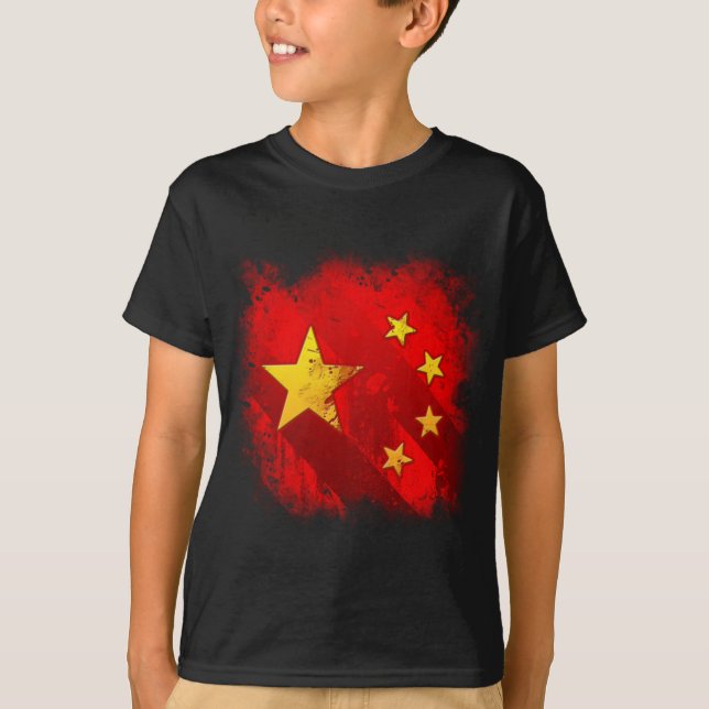 Camiseta Grunge de China (Frente)