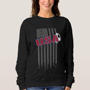 Camiseta Grunge desbotado - Jogos de Verão da América Flag