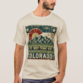 Camiseta Grunge Distante Colorado