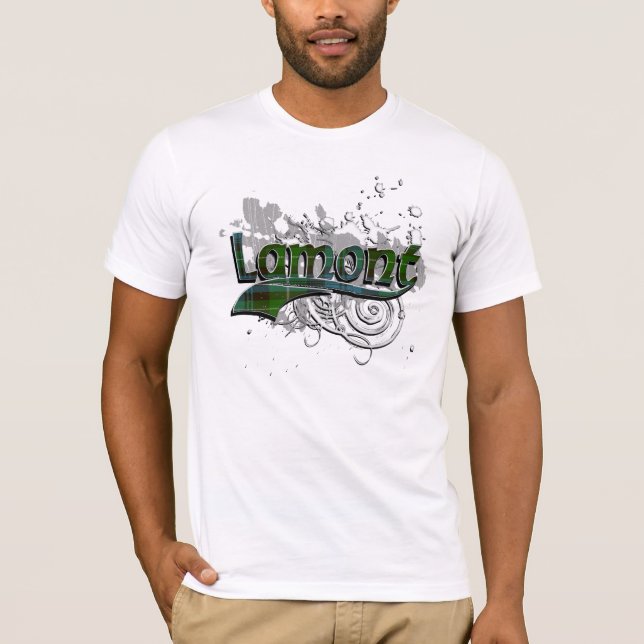 Camiseta Grunge do Tartan de Lamont (Frente)
