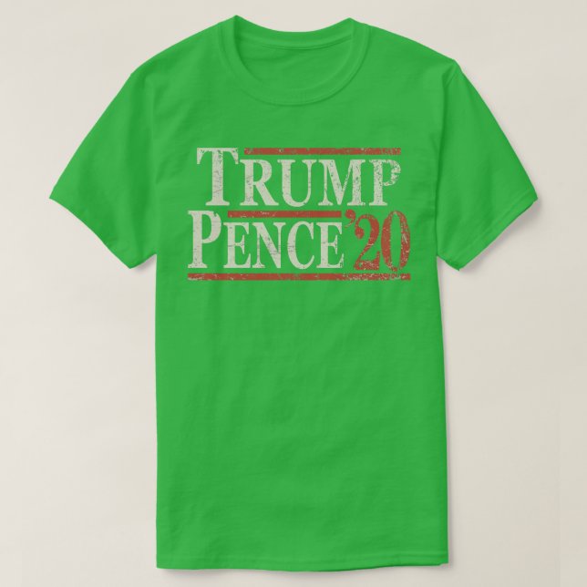 Camiseta Grunge Donald Mike Pence 2020 (Frente do Design)
