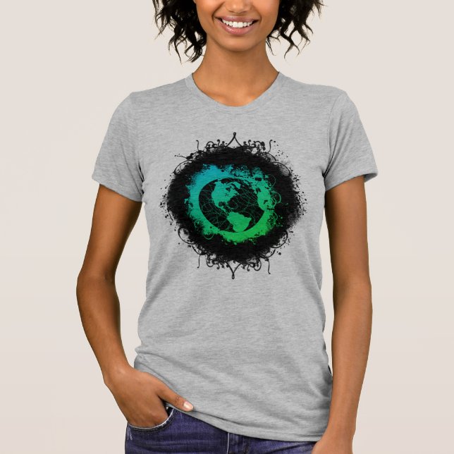 Camiseta Grunge Earth Day (Frente)
