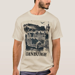 Camiseta Grunge Edinburgh - Escócia