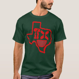 Camiseta Grunge Head Texas Smiling Face