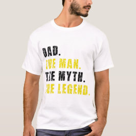 Camiseta Grunge Pai O Homem O Mito A Lenda