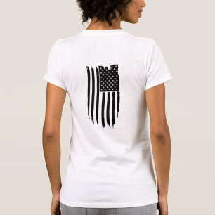 Camiseta *~* Grunge Patriotic Modern USA Flag Americano