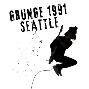 Camiseta Grunge Seattle 1991 Music Scene Love Seattle Vinta