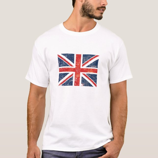 Camiseta Grunge T de Union Jack (Frente)