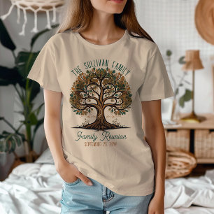 Camiseta Grunge Tree of Life   Reunião da Família Árvore da