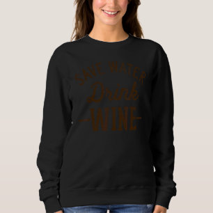 Camiseta Grunge Vintage Economize Água Beba Vinho