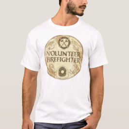 Camiseta Grunge voluntário do sapador-bombeiro