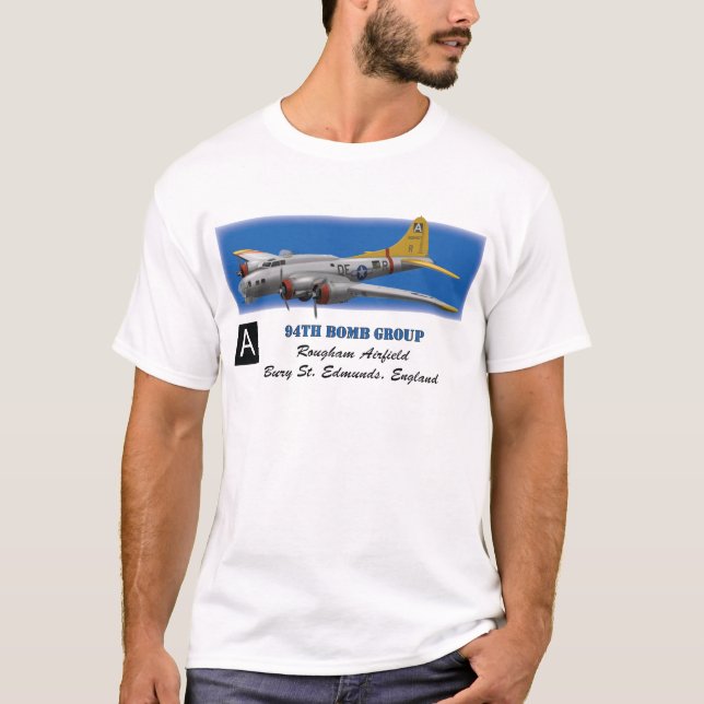 Camiseta Grupo da bomba de B17G 94th (Frente)