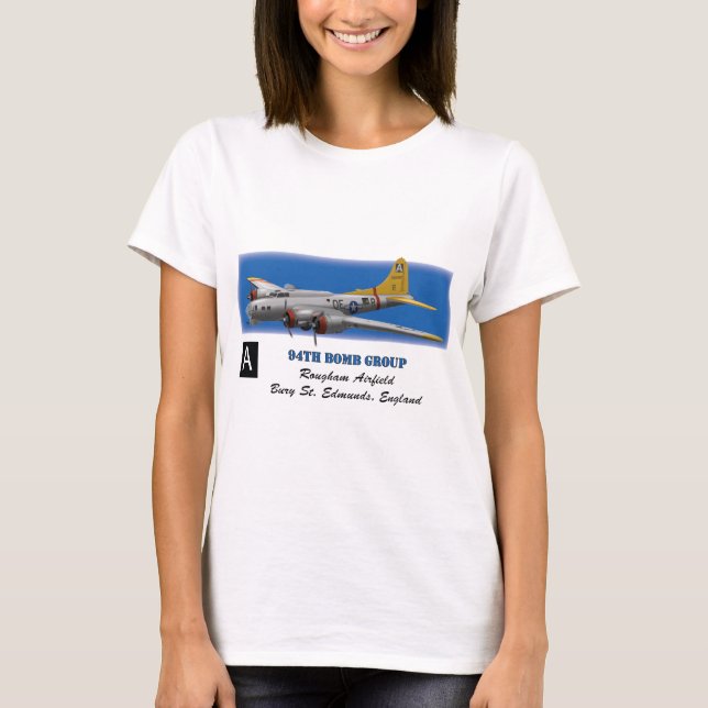 Camiseta Grupo da bomba de B17G 94th (Frente)