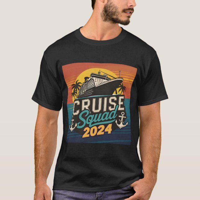 Camiseta Grupo da Família Cruise Squad 2024 Correspondente (Frente)